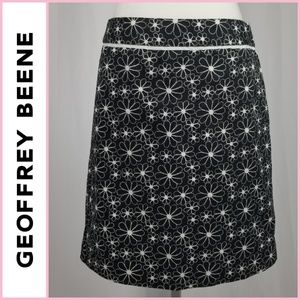 Geoffrey Beene Black and White Skirt